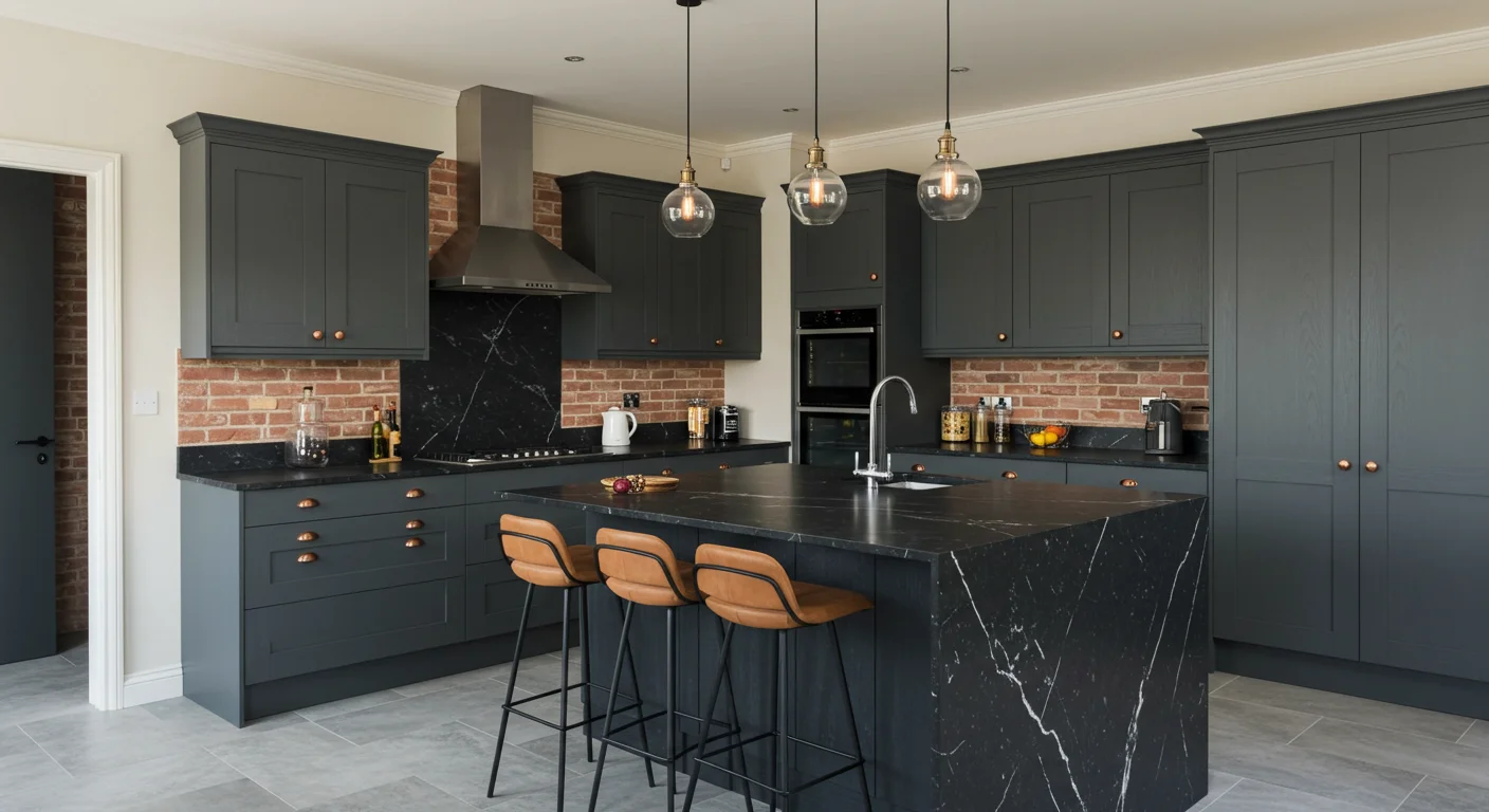 Kitchen remodeling planning and preparation with modern design elements