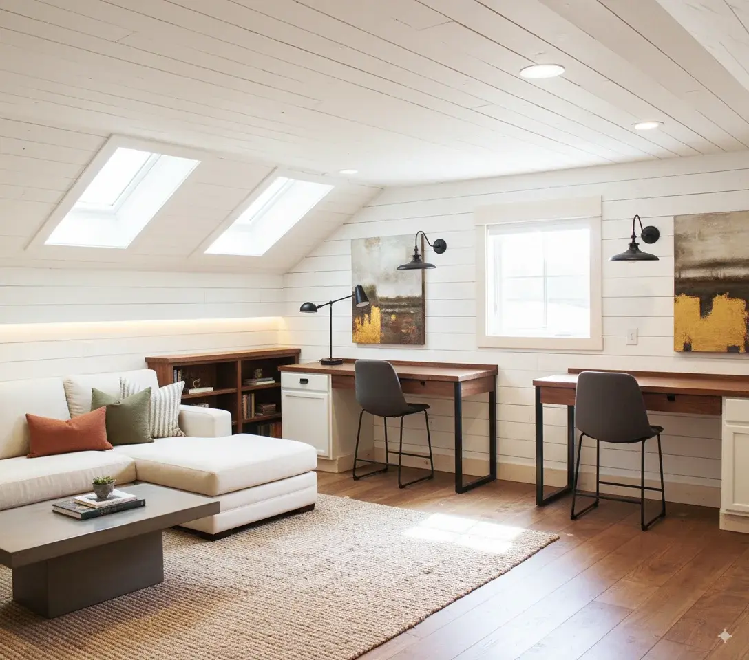 Attic Renovation Houston - Transform Unused Space into Living Area by Levi Homes